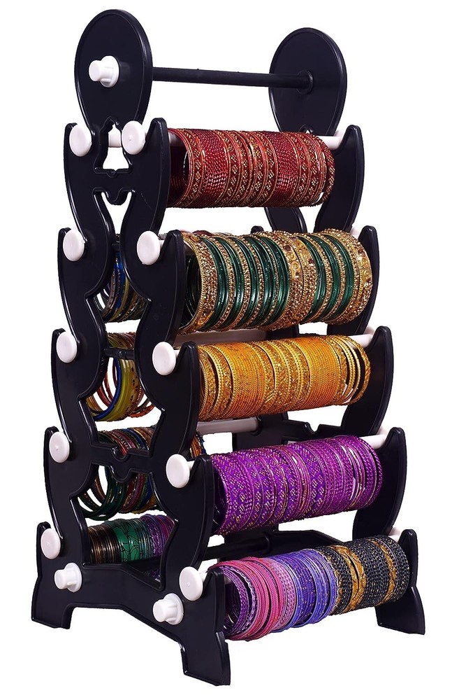 5 Step Tower Plastic Bangle Display Holder For Your Bangle Collections