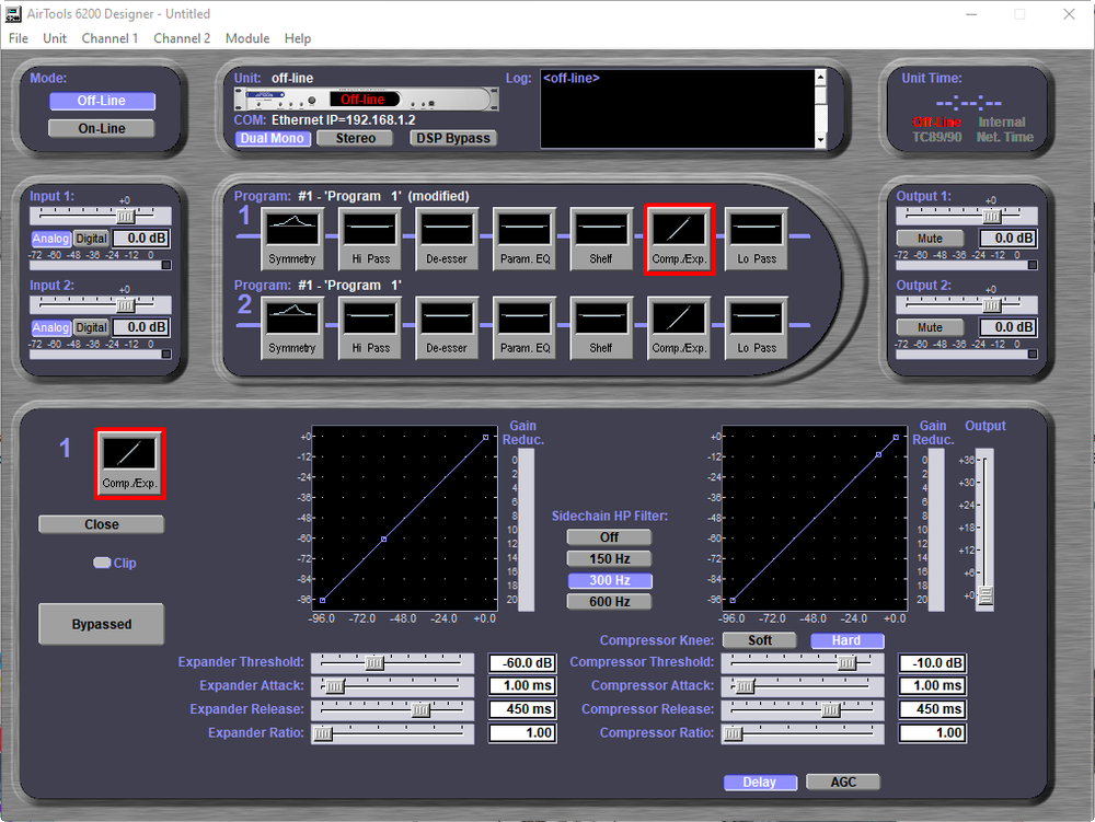 Airtools Symetrix 6200 Digital Mic Preamplifier Voice Speech Processor Voiceover