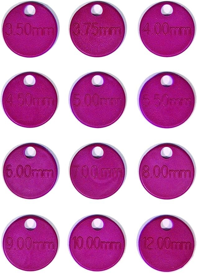 Circular Knitting Needle Size ID Tags by Knit Picks