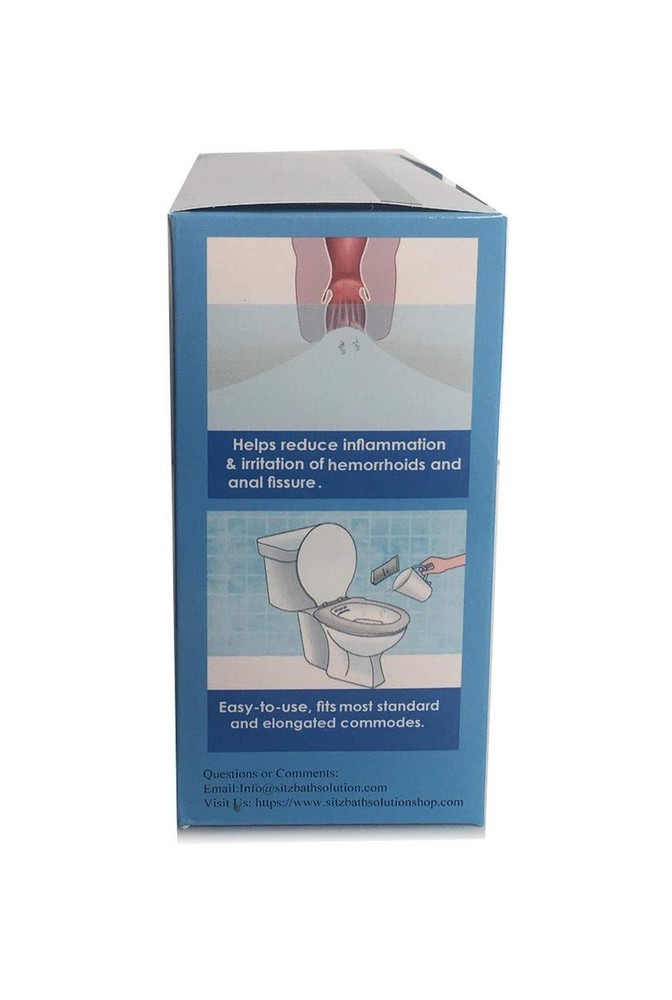 Ano- Sitz Bath Kit, Disposable Sitz Bath Soak for Hemorrhoids
