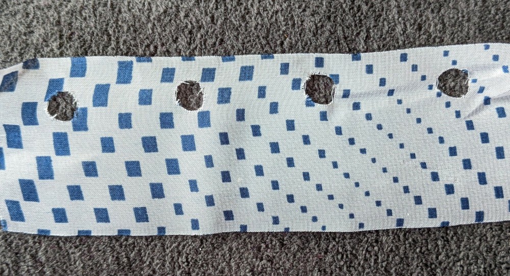 Circulo Tecido Trico Ruffle Ribbon - Abstrato patterns