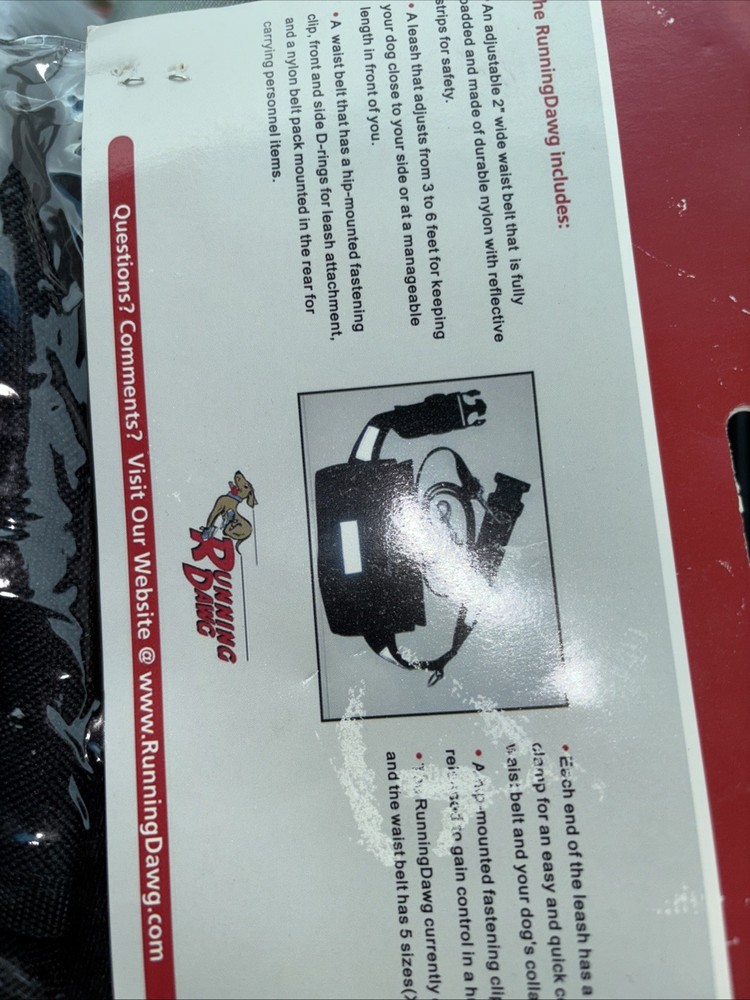 Running Dawg Hands Free Leash Small