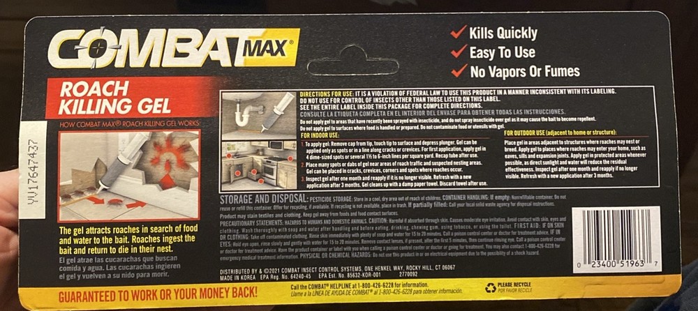 Combat Max Roach Killing Gel