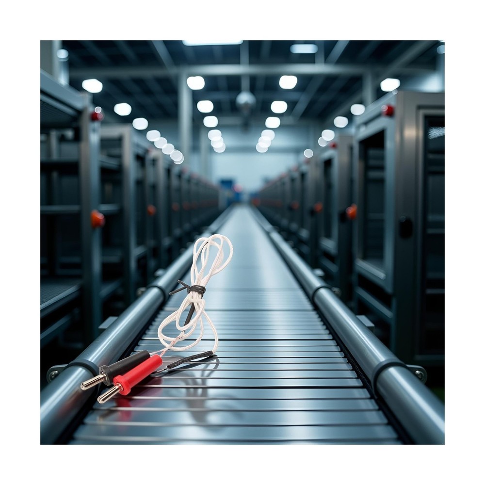 Handheld K Type Surface Thermocouple Temperature Sensor 100cm Wire Banana-Typ...