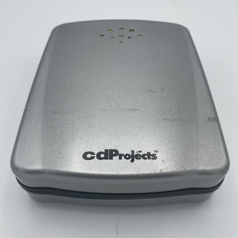 CD Projects Hard Metal  24 CD DVD Holder Case Silver  Read!