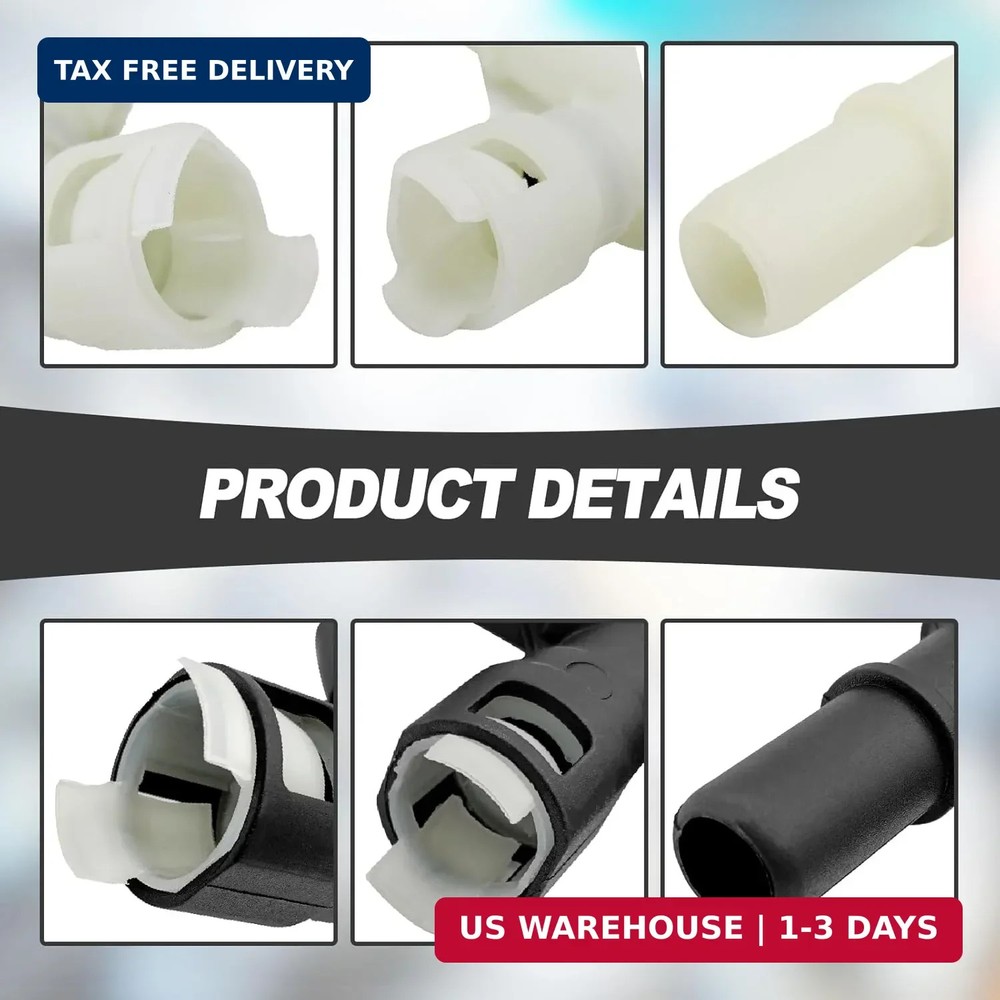 2 PCS HVAC Heater Hose ABS Plastic Fitting Tee Connector 15055343 15055342 Repla