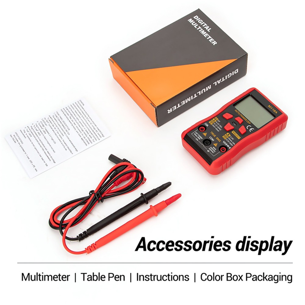 ANENG M118A 6000 Count Multifunktions Digital Multimeter Hand Spannungstester E
