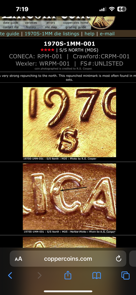 1970 S/S RPM, MS, beautiful example, Red, GEM.