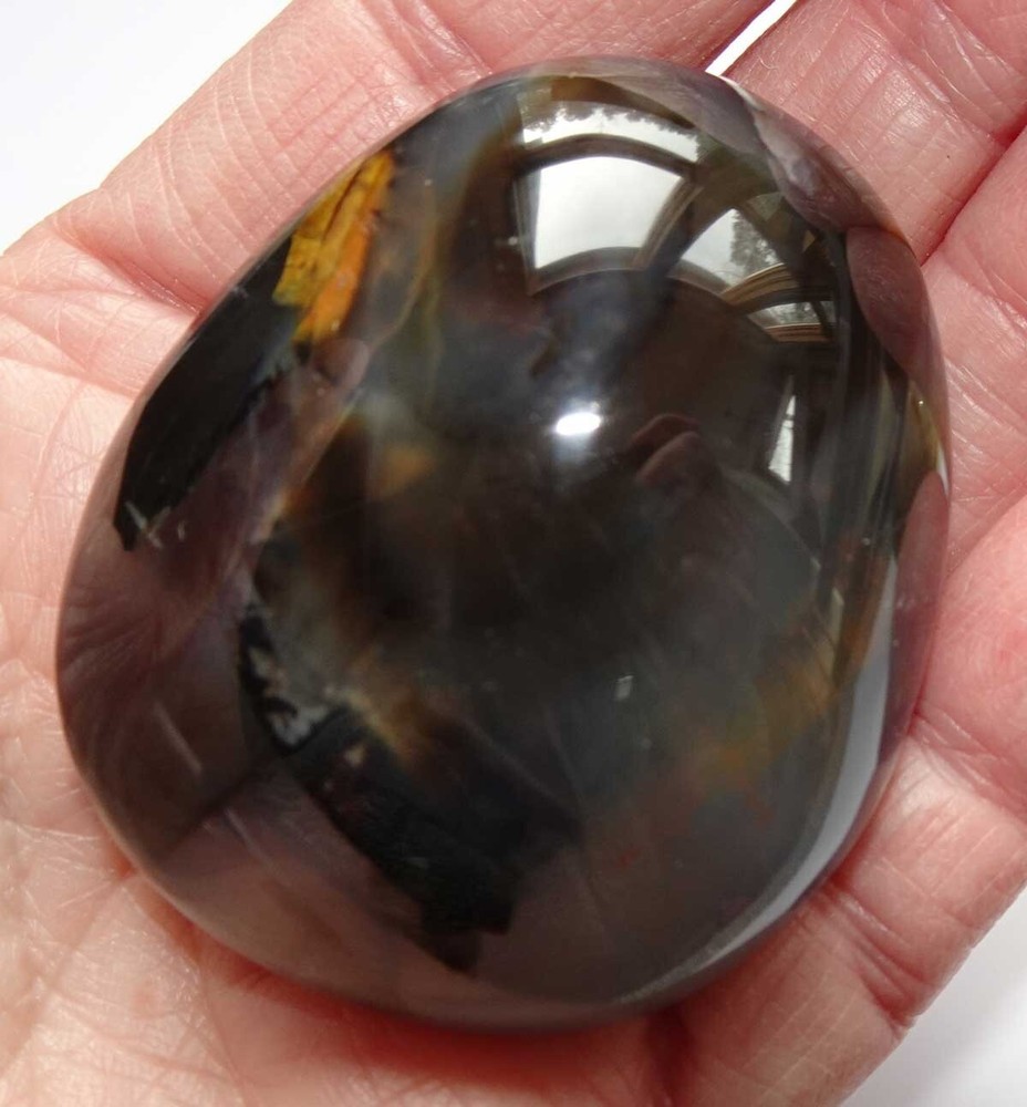 Dendritic Agate Polished Palmstone Madagascar sc750e