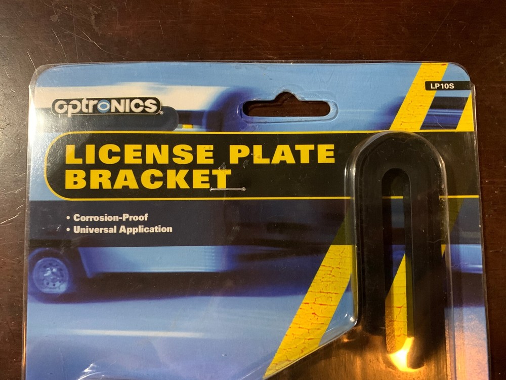 LICENSE PLATE BRACKET corrosion-proof/universal Optronics LP10S NEW!