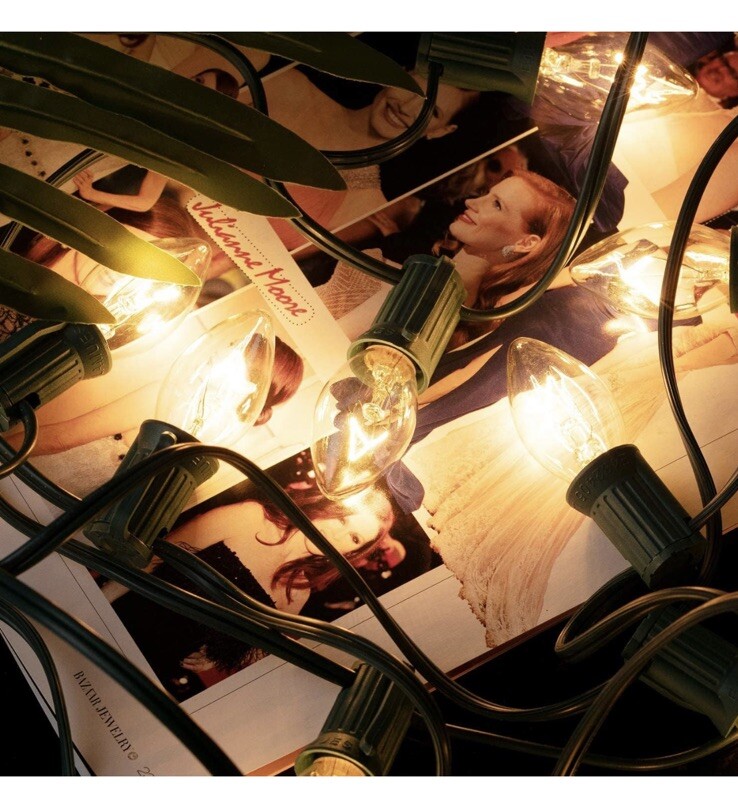 C9 Light Strand Set 100 FT EACH For E17 Socket- Green String Light