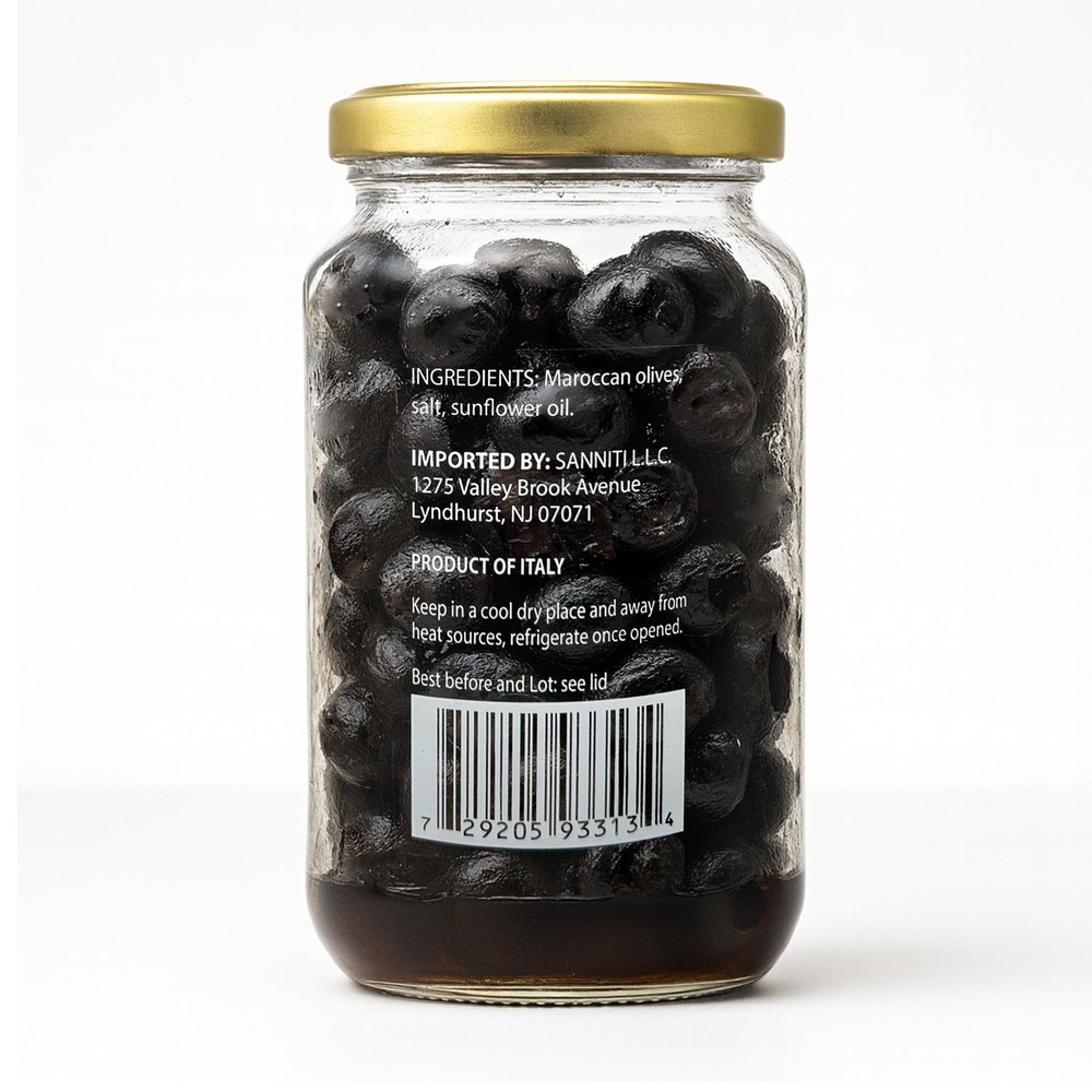 Dry Cured Olives, 13.4oz (Pack of 2)