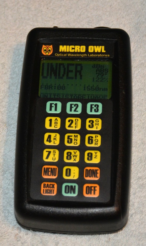 Micro Owl MO-1 ver 1.30e Optical Power Meter and DO-1 Optical Source