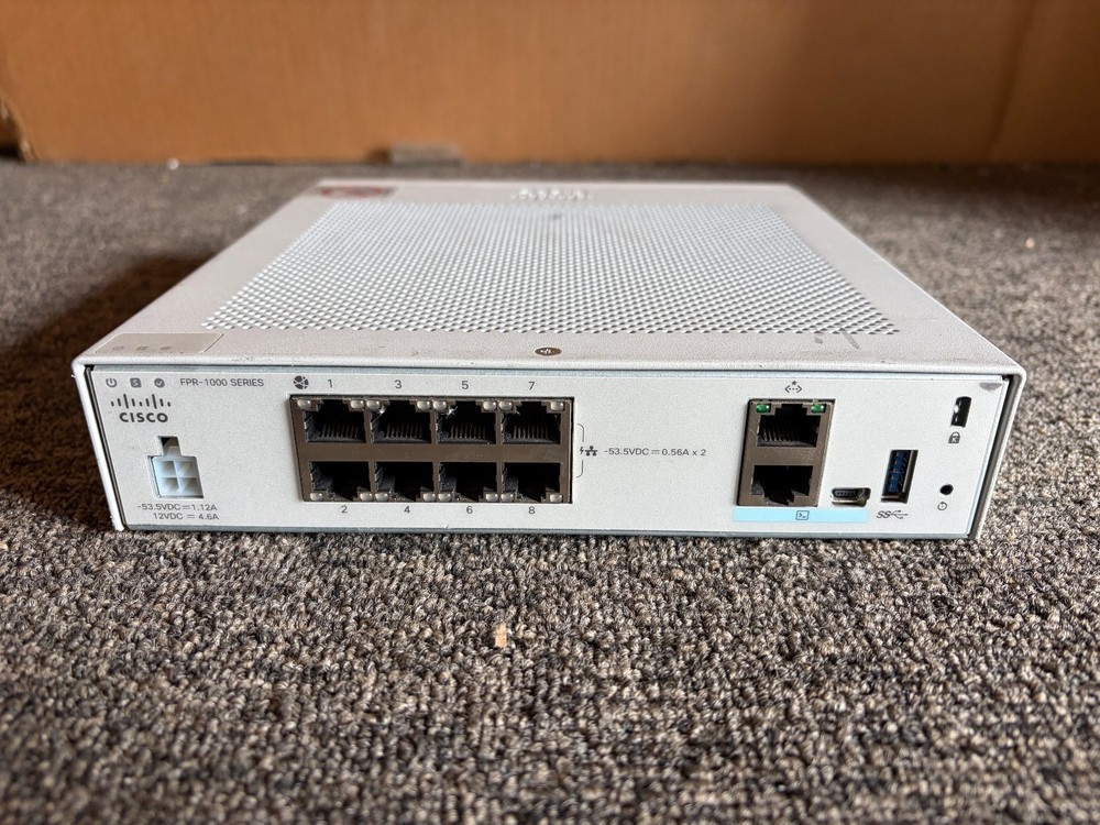 Cisco Firepower 1000 Series FPR-1010 Network Security Firewall