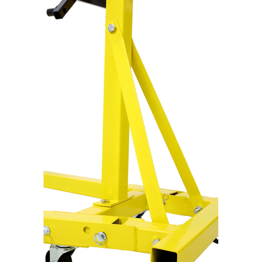 Folding Engine Stand 2000 LBS Capacity 360° Rotating Adjustable Motor Hoist