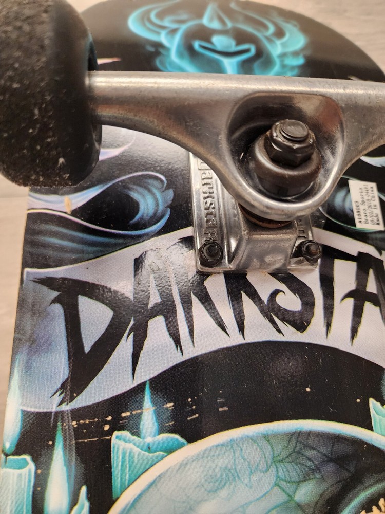 Darkstar Skateboard Complete Deck 31" Skull Bullets Roses 168063 READ