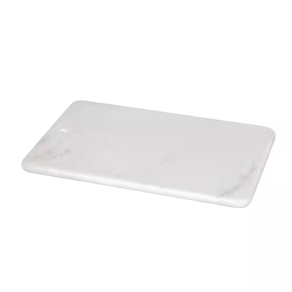 Natural Marble 9 X 14 In. Rectangular Pastry Board Cheese Board Serving Tray for