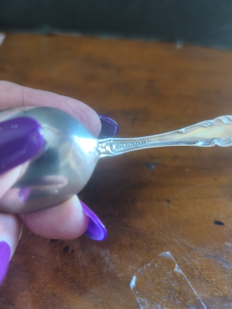 Sterling Silver Mount Vernon Yetive Souvenir Spoon