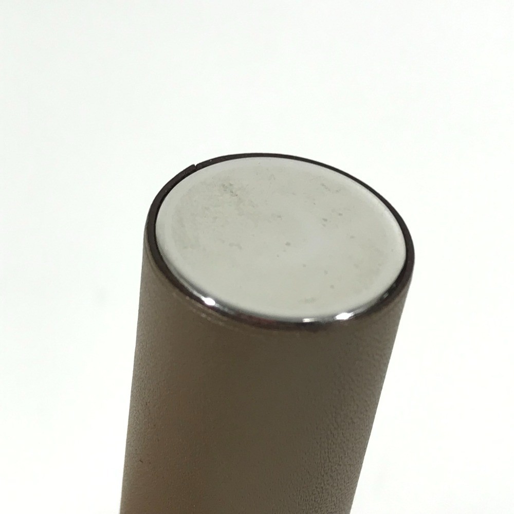HERMES refillable Atomizer perfume case accessory case Leather Etoupe gray