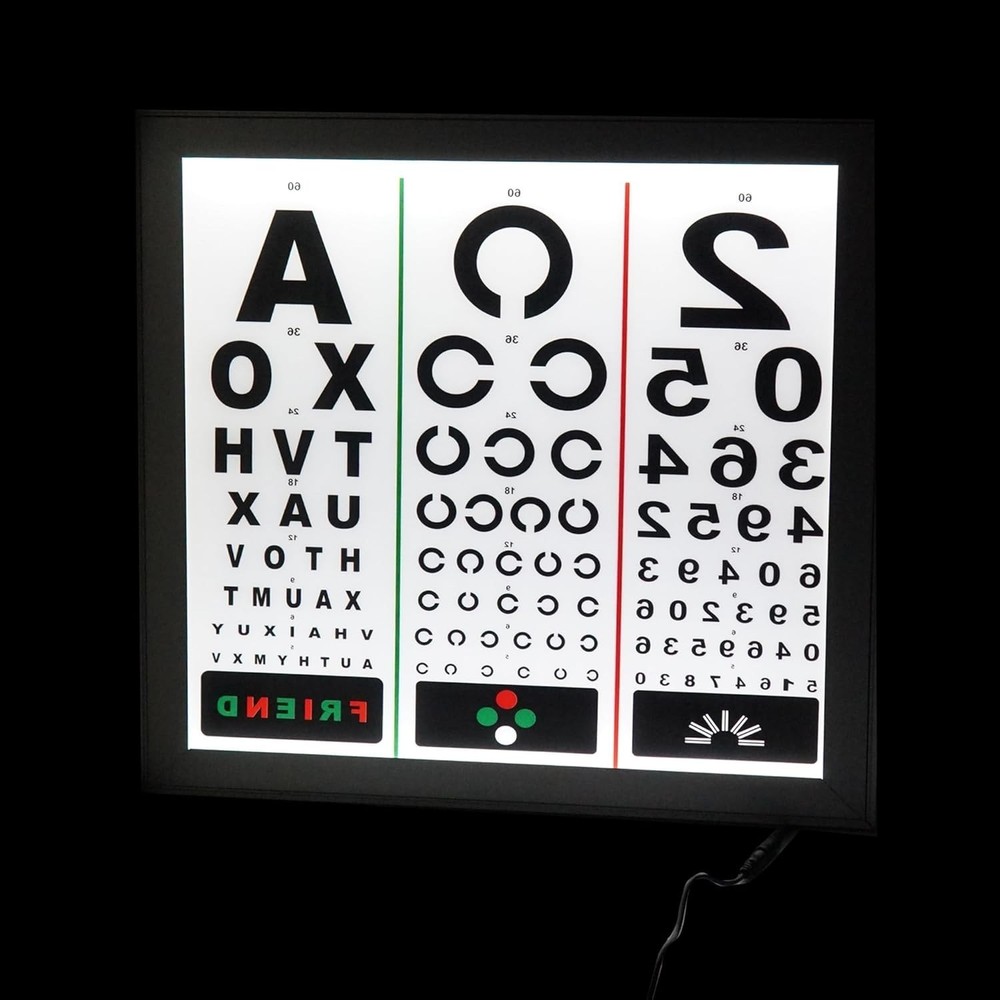 Care Vision 3 Meter LED Vision Chart – Visual Acuity Eye Testing for Clinics