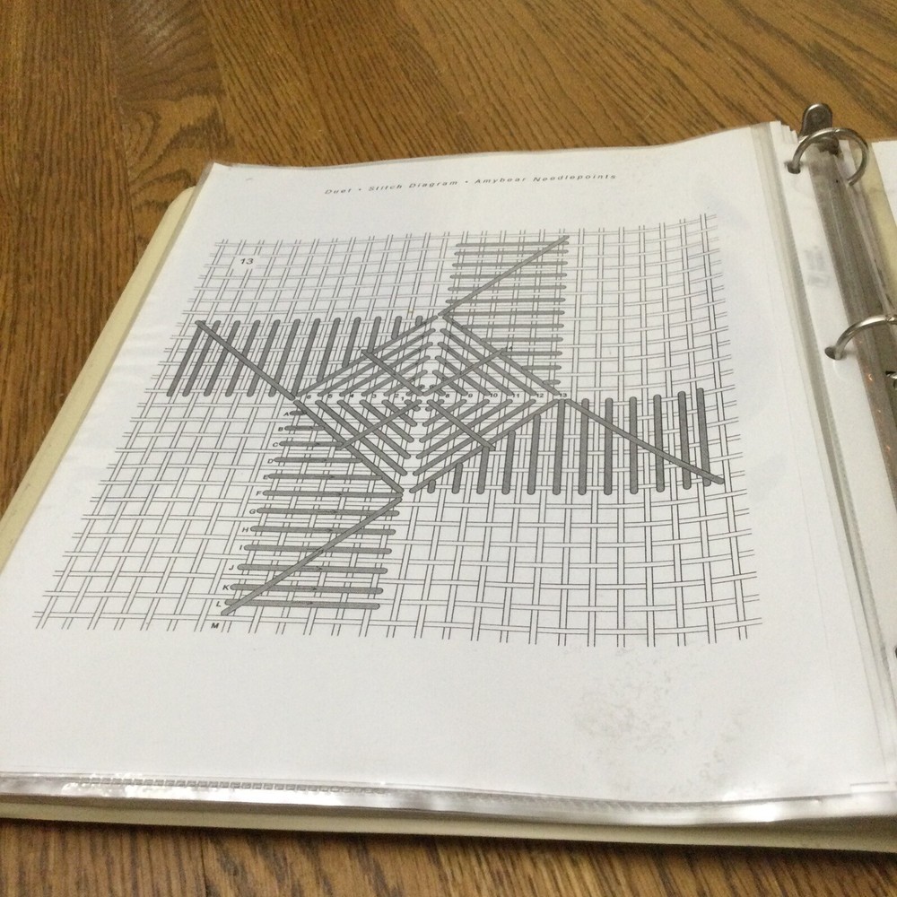 Original Needlepoint Pattern By Amybear (Amy Wolfson) 2005