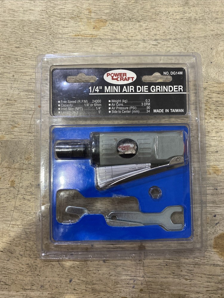 Power Craft 1/4" Mini Air Die Grinder Pneumatic Tool