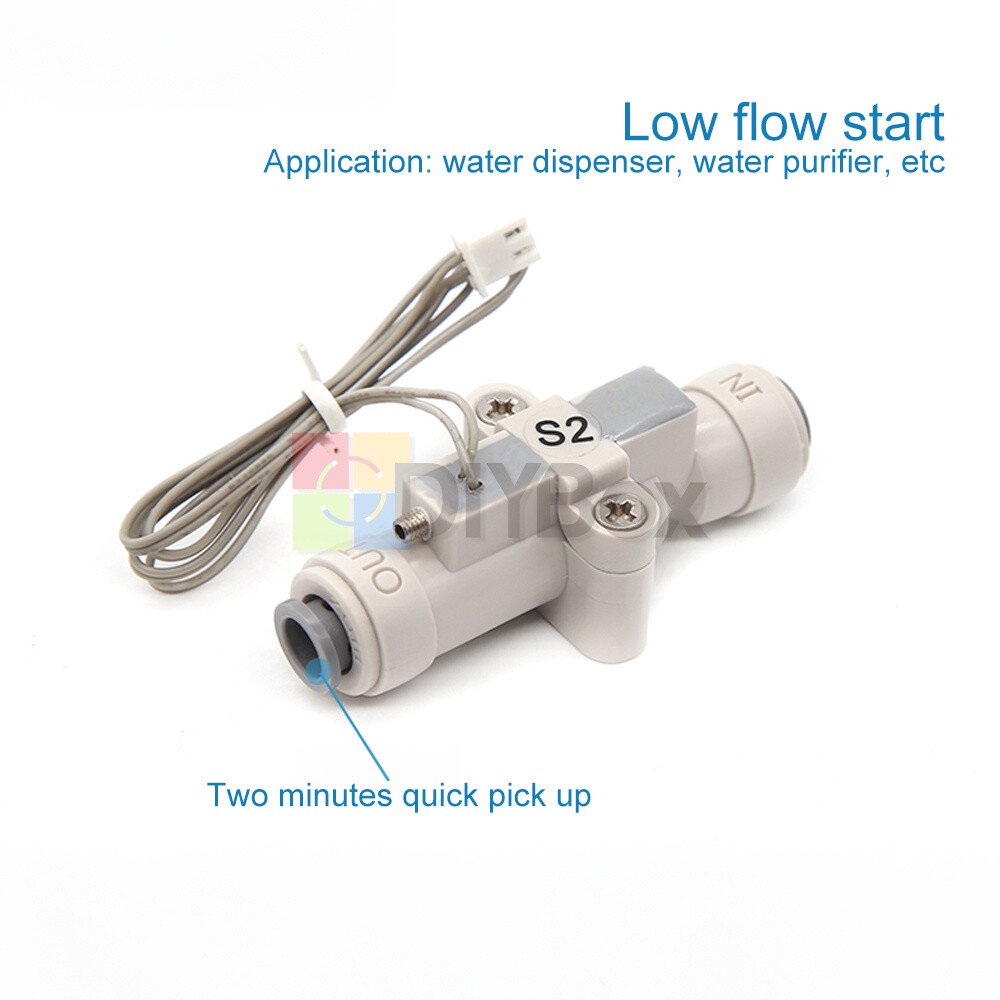Water Flow Switch 1/4" Water Purifier Dispenser Water Flow Control Sensor
