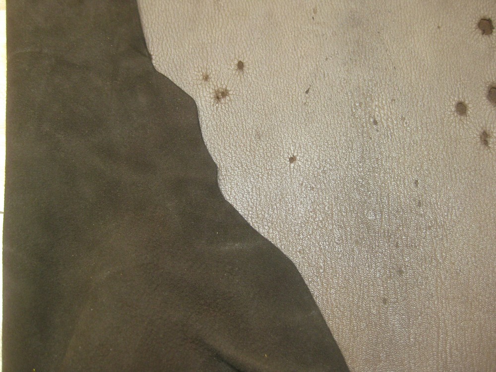 Brown Top Grain Deer Leather # 0010010 Row 90