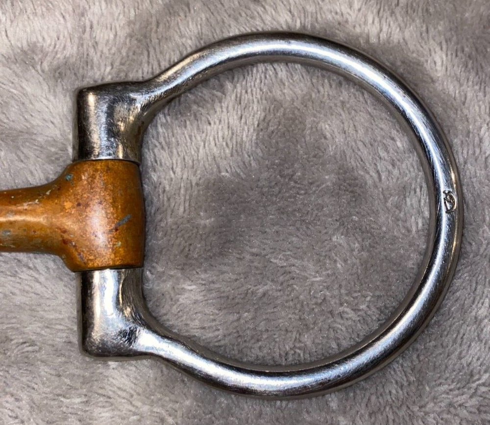 5'' OFFSET DEE BIT COPPER SNAFFLE