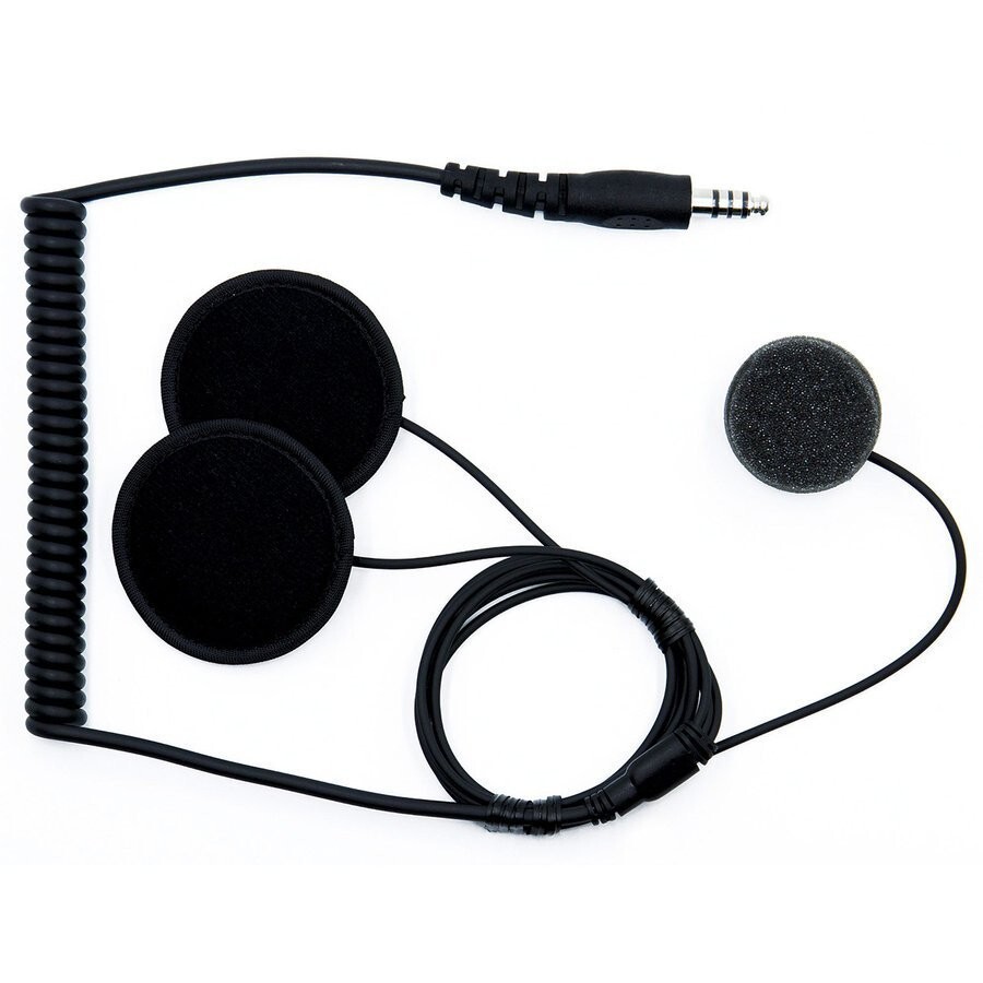ZeroNoise Full Face Helmet Intercom Headset Plug Male