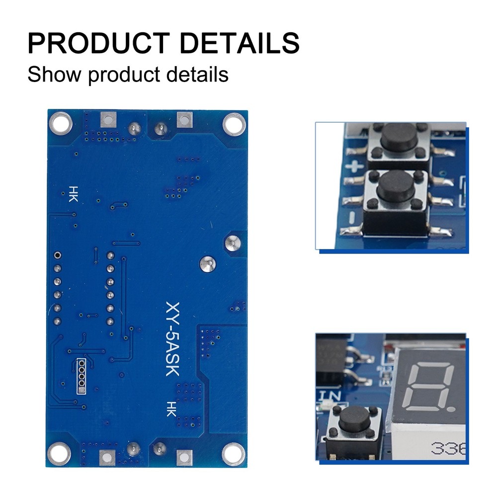 Digital Control 5A CNC Power Supply with Input/Output Voltage Indicators