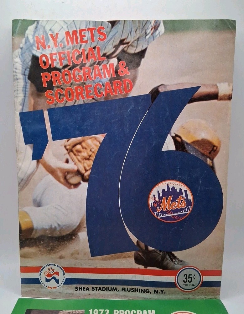 Ny Mets 1973 & 1976 Programs