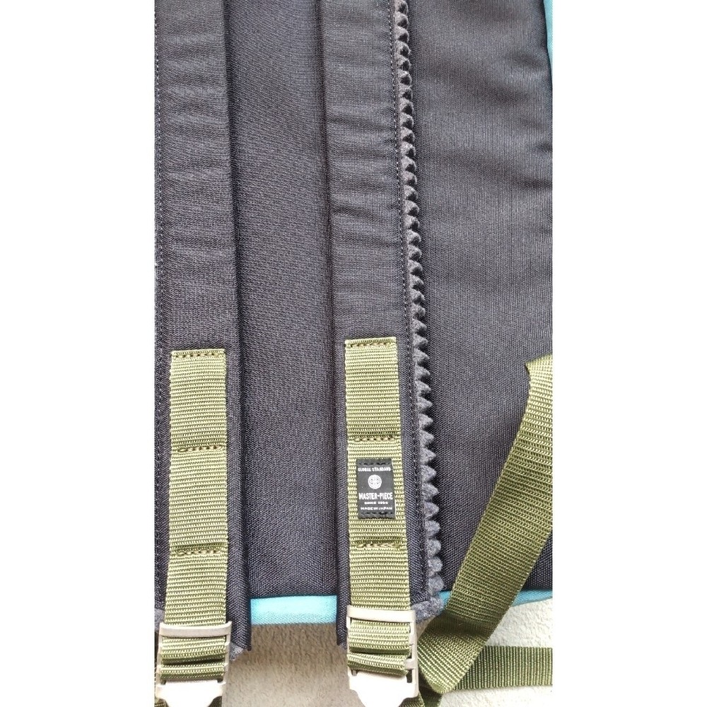 Masterpiece Backpack Blue Leather Cord Adjustable From Japan
