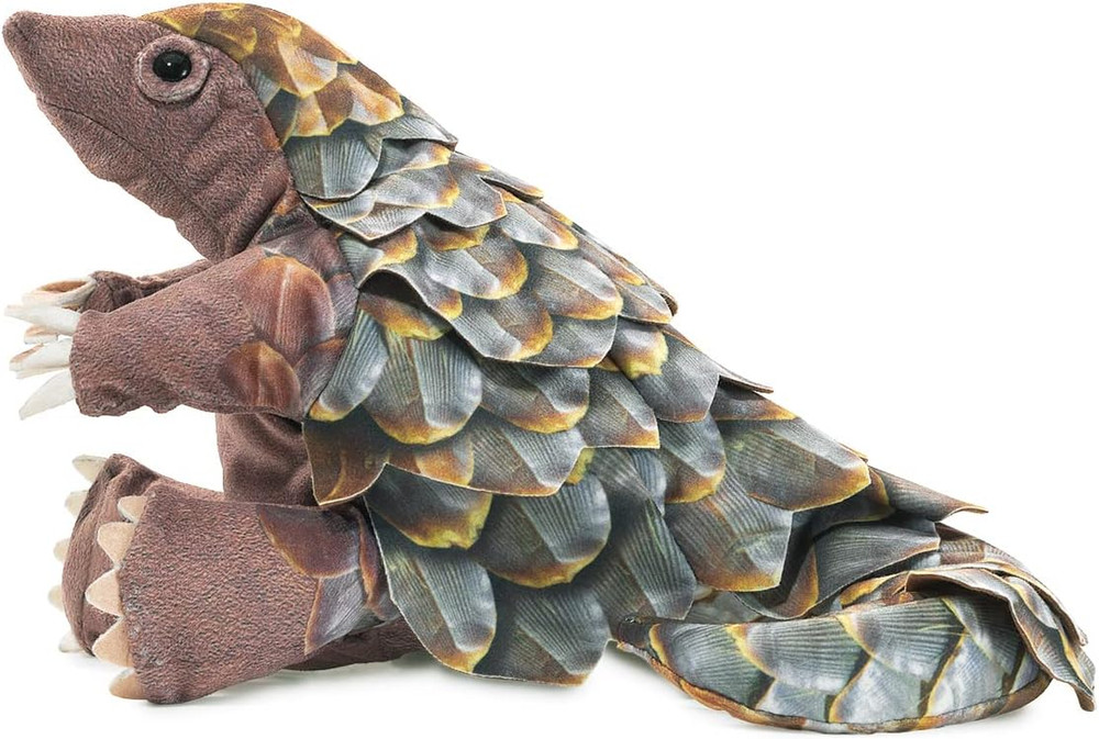 Pangolin Hand Puppet, Brown