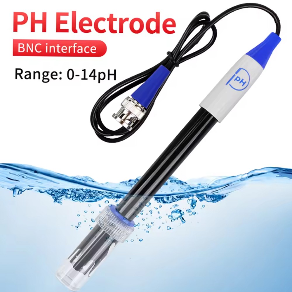 Liquid PH0-14 Value Detect Sensor Module + PH Electrode Probe BNC for Arduino