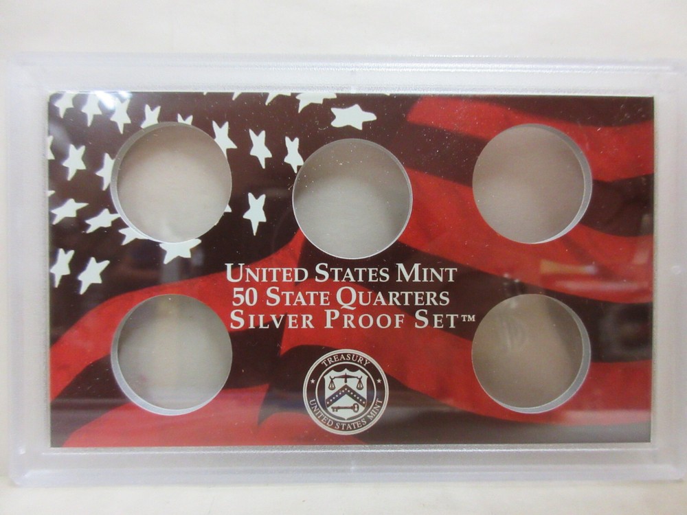 EMPTY PACKAGING Box Lenses & COA for 2004 United States Mint Silver Proof Set