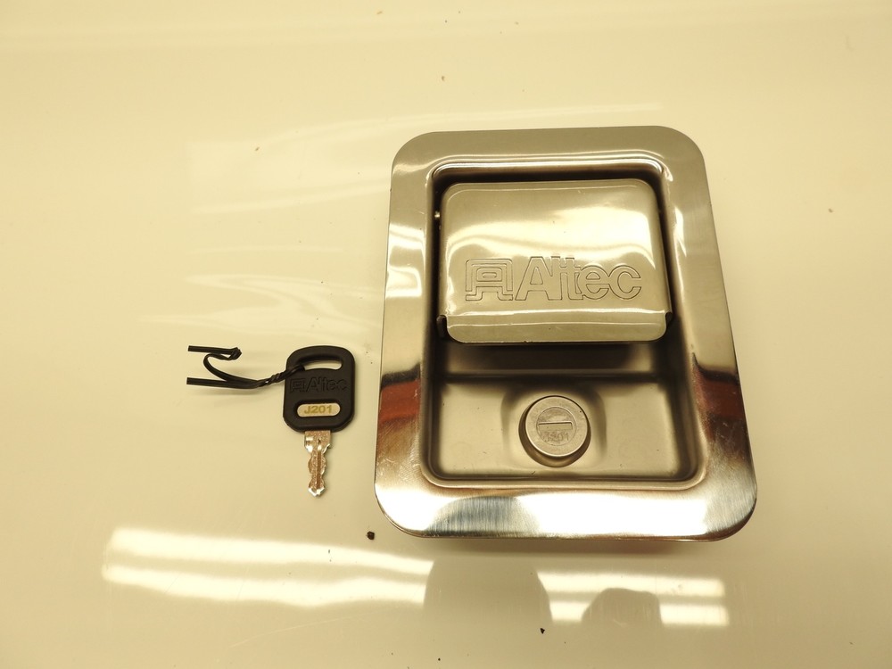 New Oem Altec Stainless Steel Paddle Latch 5.5"*4.25" With Key