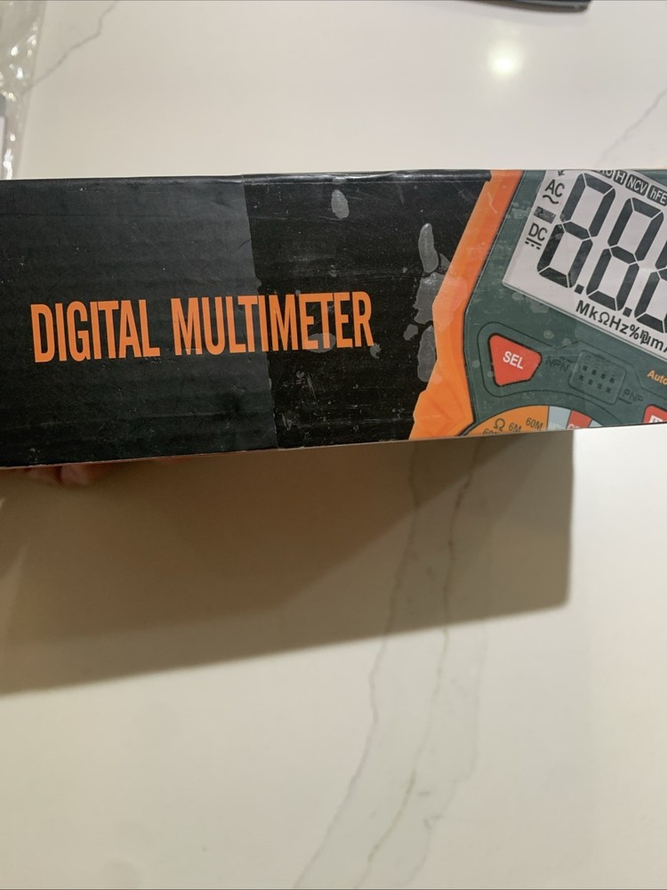 PM18C Digital Multimeter DC AC Voltage Current Tester Manual Range Backlight