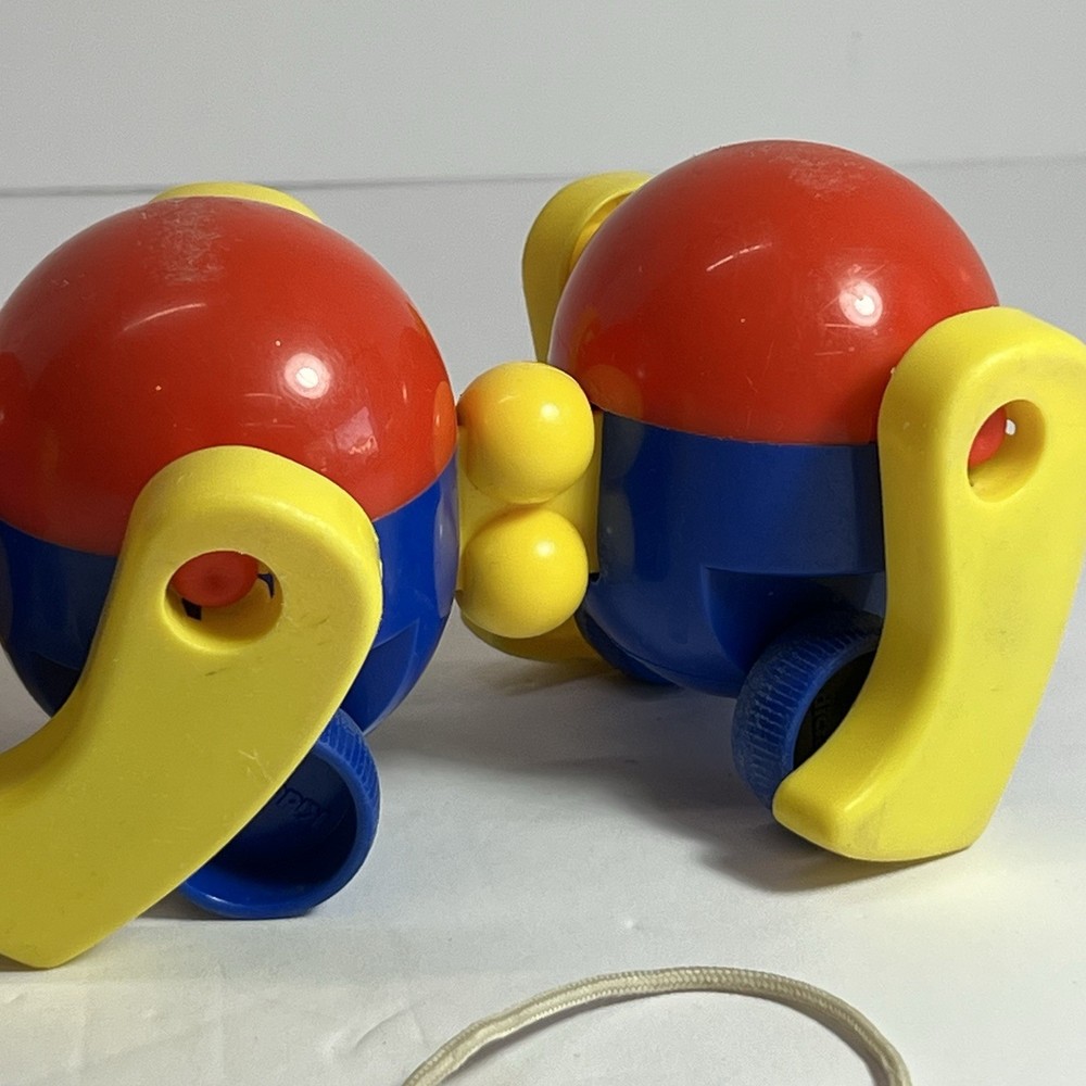 Vintage Kiddicraft Caterpillar Pull Toy Clatterpillar Pull Along Rare HTF