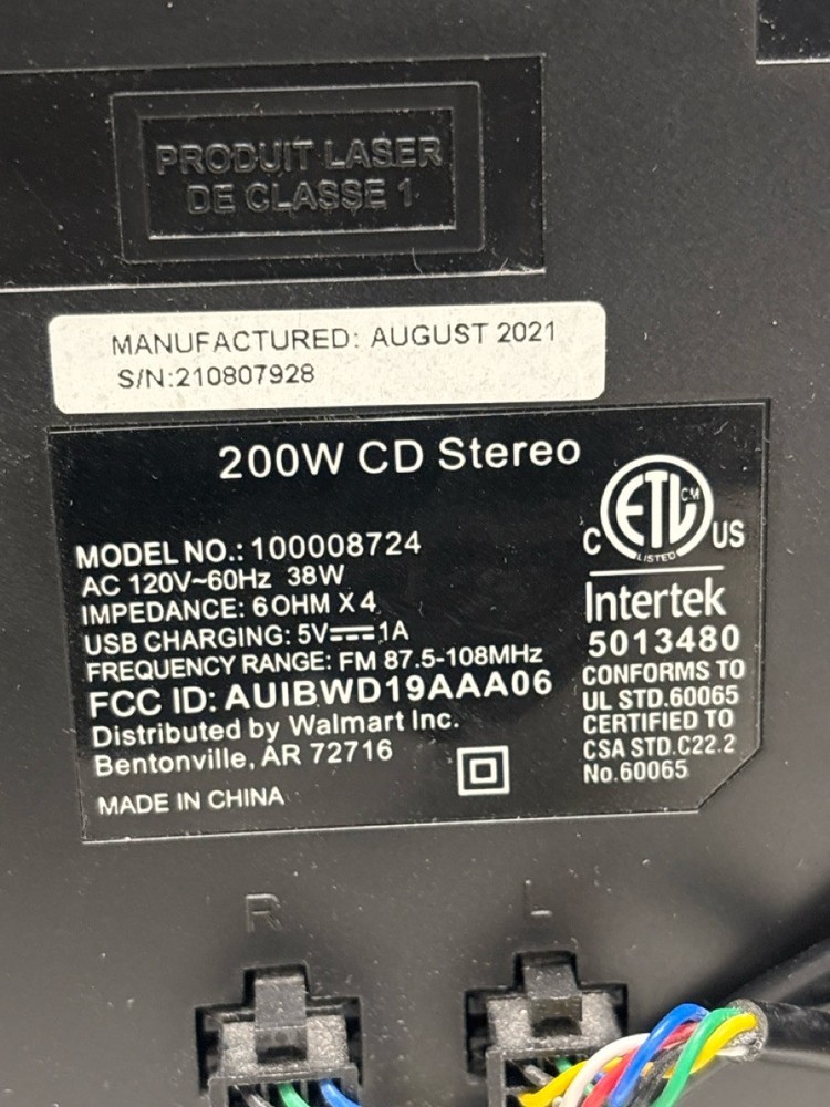 ONN MINI-STEREO CD STERO BT (P18027485)