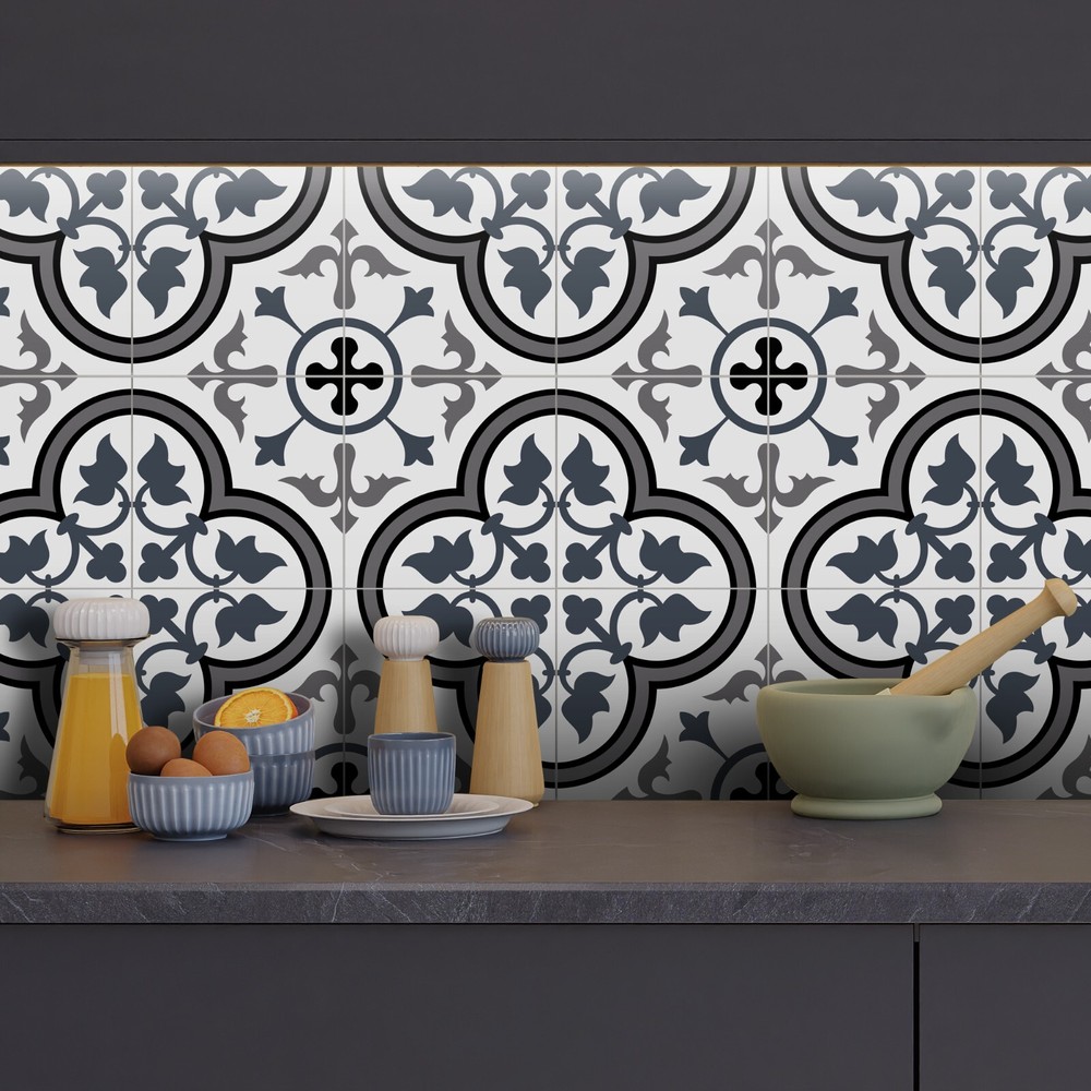 SUNWINGS 10-Sheet 12"x12" Patterned Peel and Stick Backsplash Wall Mosaic Tile