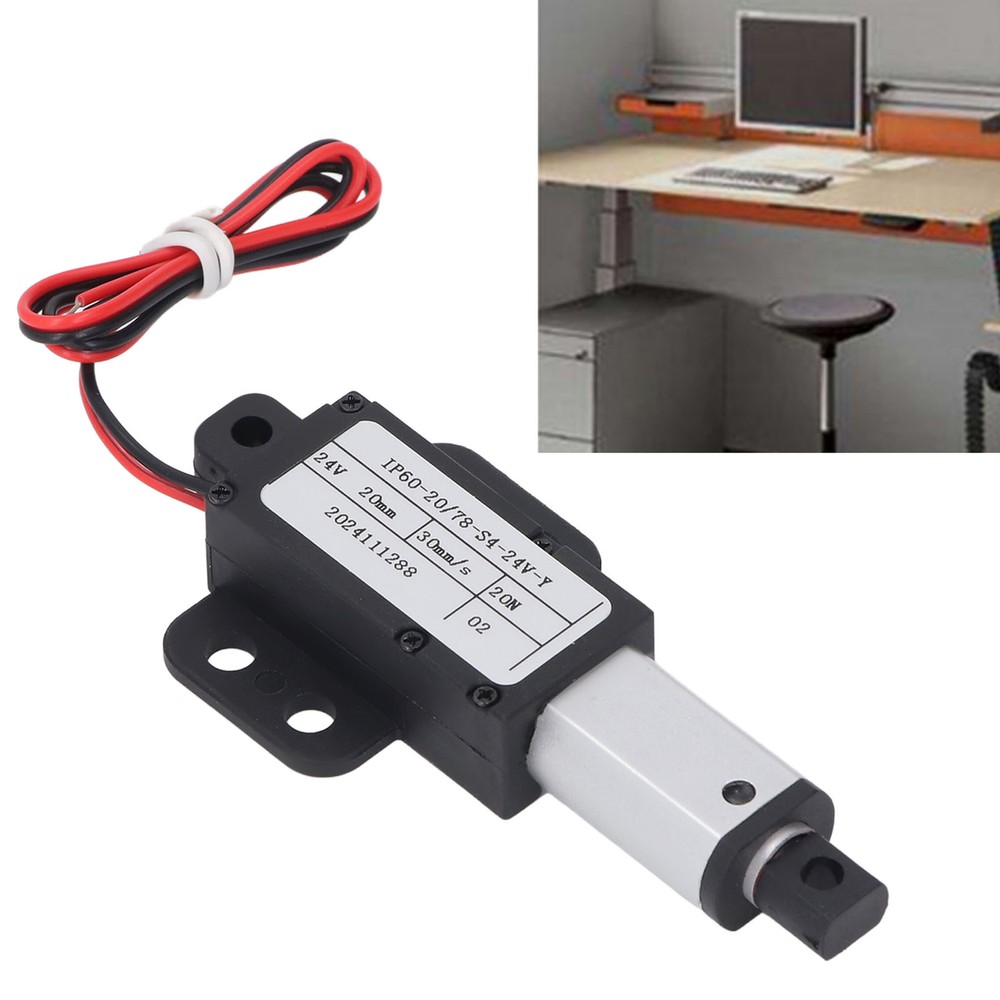 Electric Linear Actuator 20mm Stroke 20N 30mm/s Linear Actuator Tool Accessory