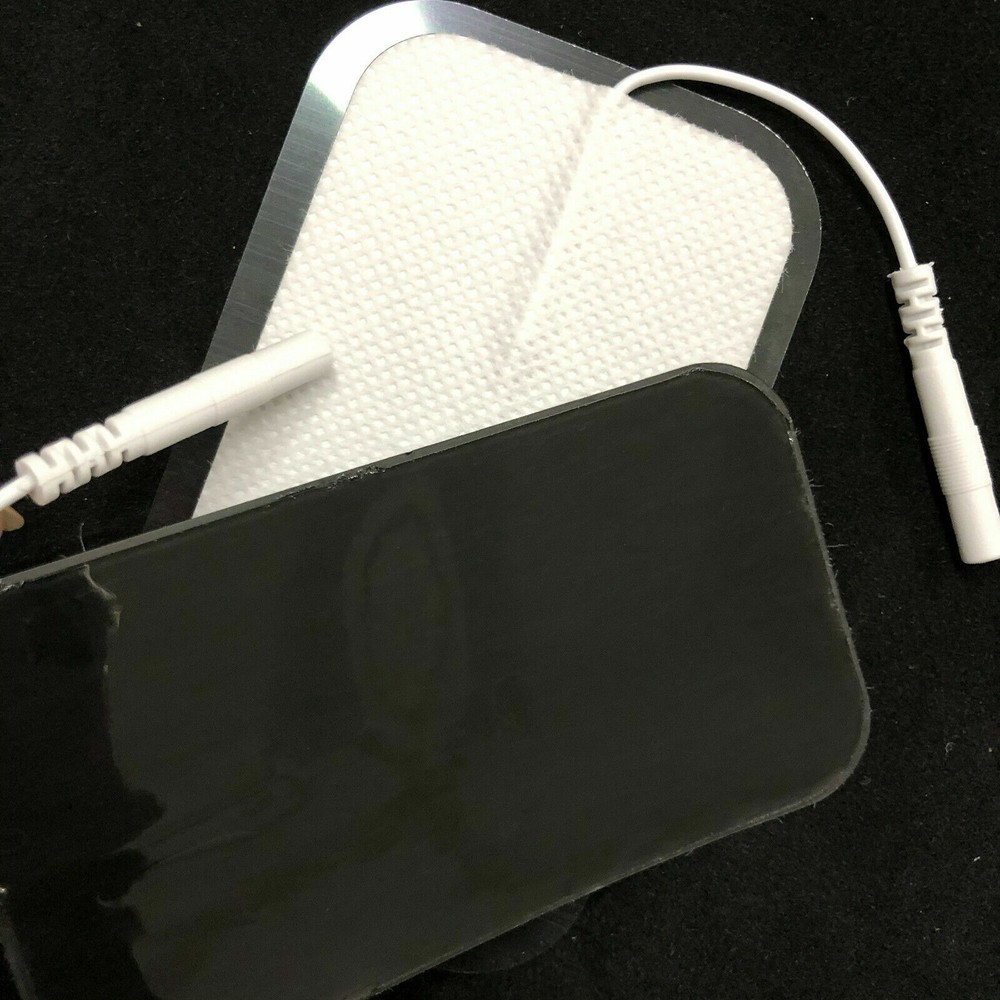 20 Large Replacement Tens Unit Electrode Pads for Pulse Massager White Cloth