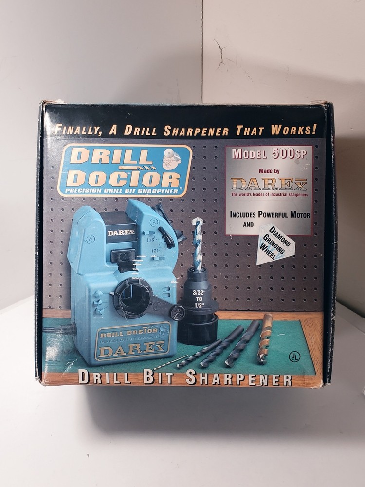 Drill Doctor DAREx Model DD500SP Shop Model Drill Bit Sharpening Machine TESTED