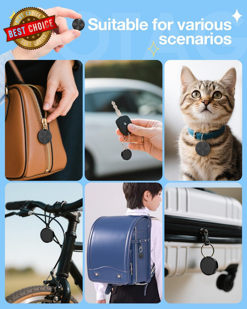 Air Tags for Android,Air Tags-4 Pack Android,Android Tracker Tags,2 Year Battery