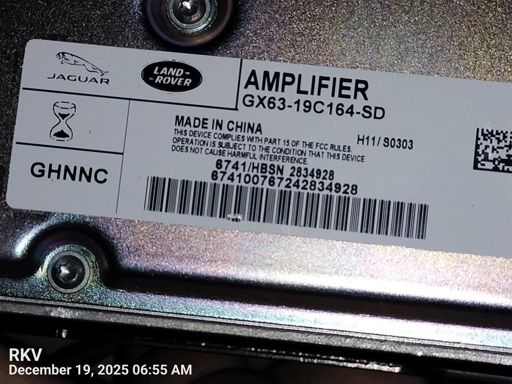 CONTROL PANEL OEM 16-17 JAGUAR XF 1YR WRNTY