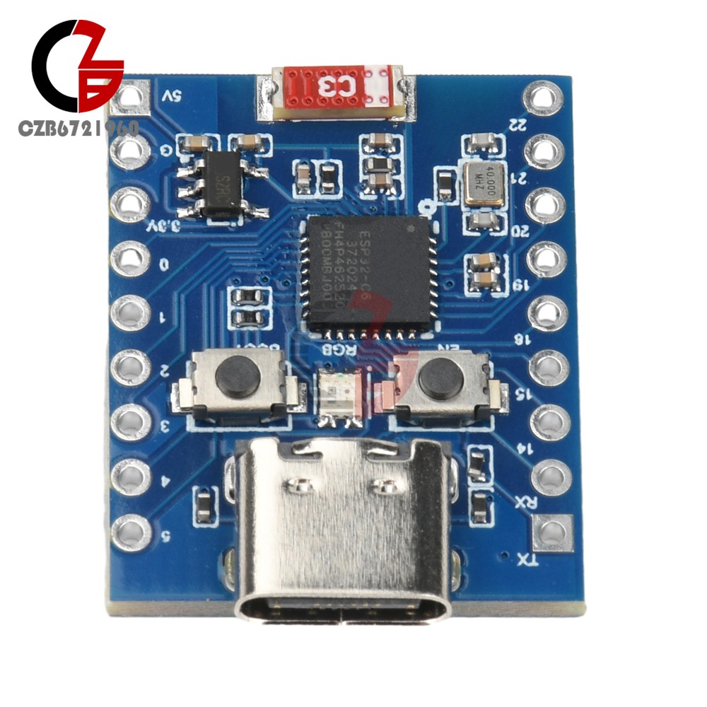 1-10PCS ESP32-C6 TINY Mini Development Board ESP32-C6FH4 WIFI Bluetooth Module