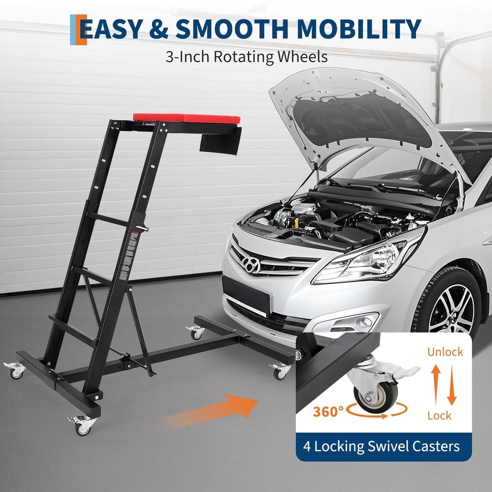 ⭐45-65 Topside Automotive Creeper Adjustable Engine Creeper Top Creeper 400LBS