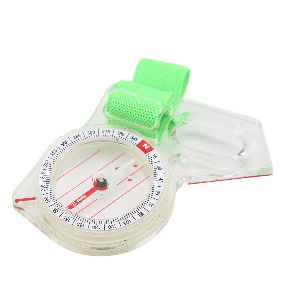Orienteering Compass Clear Scale ABS Multifunction Thumb Compass With Luminous