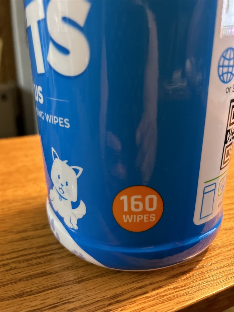Pets Plus Pet Cleansing Wipes 160 Wipes